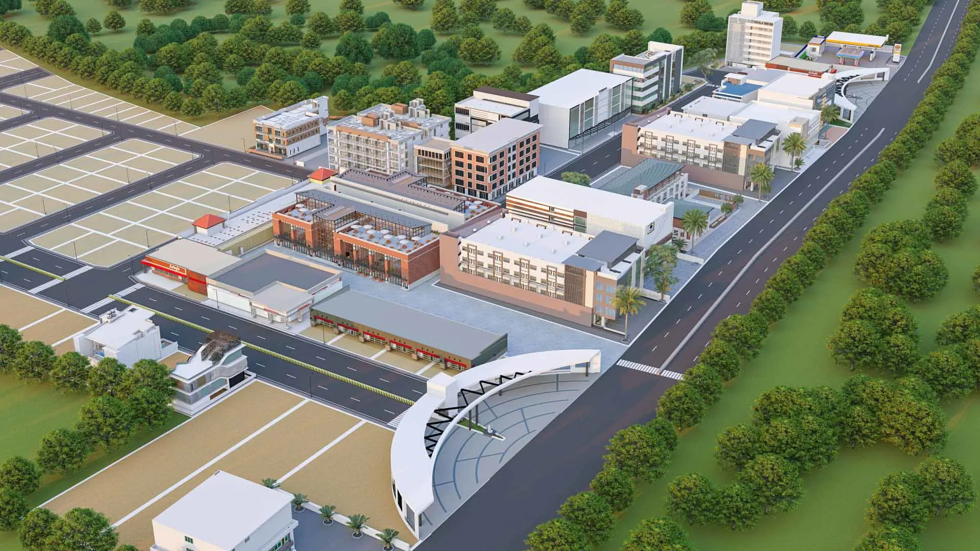 Modern architectural design in Bangalore